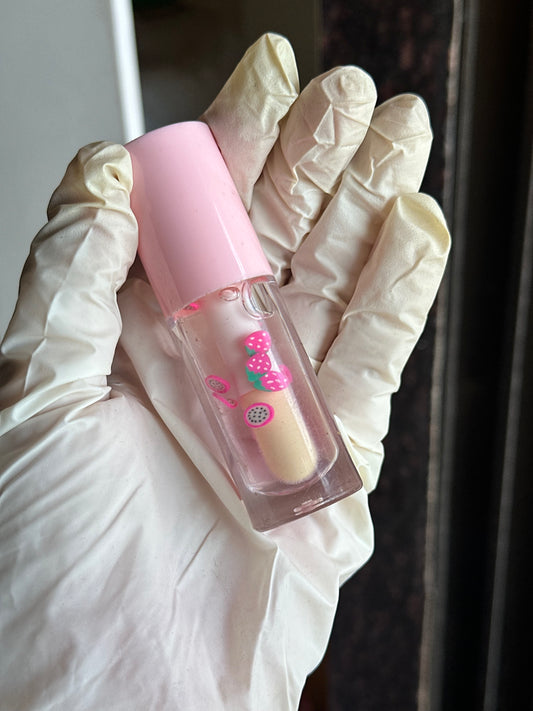 Pink clear gloss